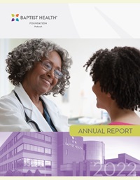 2022 Baptist Health Foundation Paducah Annual Report cover image