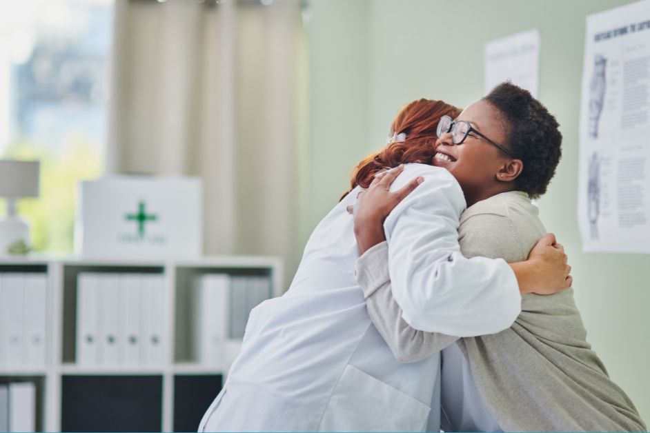 Provider Patient Hug