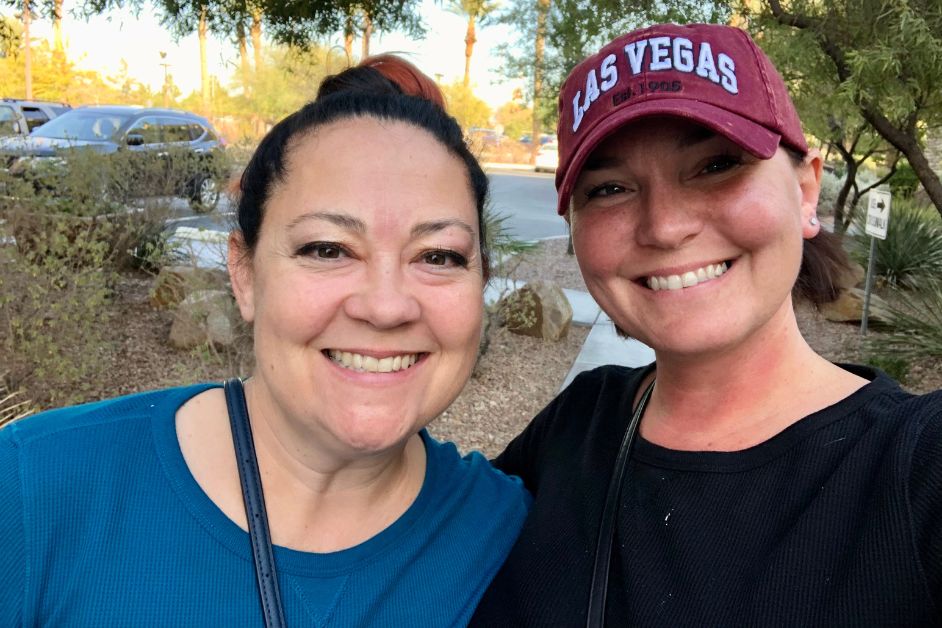 Katie Hutchinson and Dani Evans